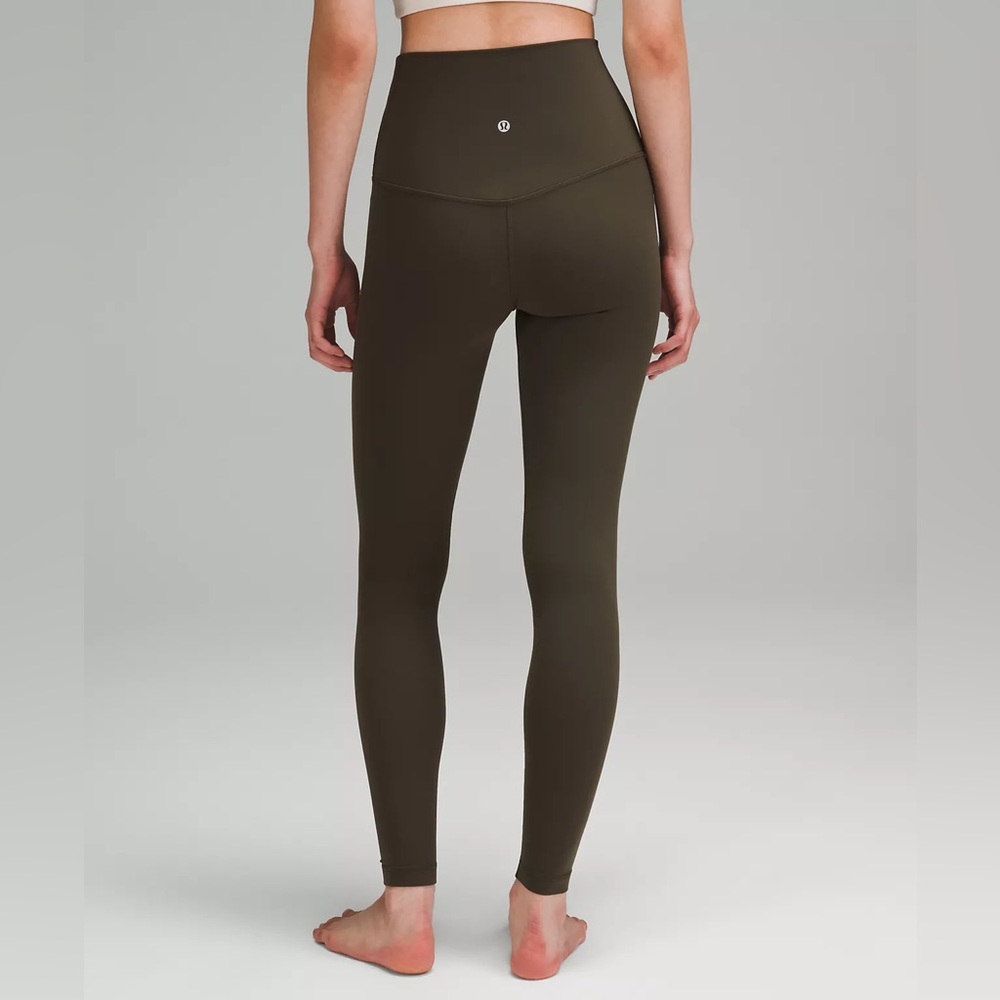 Lululemon Align High-Rise Pant 29” Womens 4 Wunder Train Groove Nulu Dark Olive